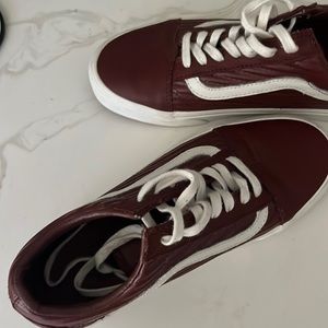 Vans women’s leather sneakers